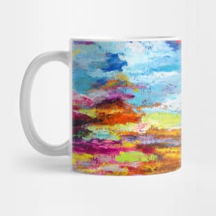 SUNSHINE, Morning,Abstract Landscape Mug